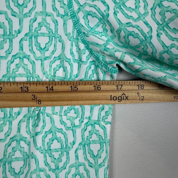 Cabana Life Mini Shift Dress Women S Blue Printed Coastal Cottage UPF 50 NWT - Picture 9 of 10